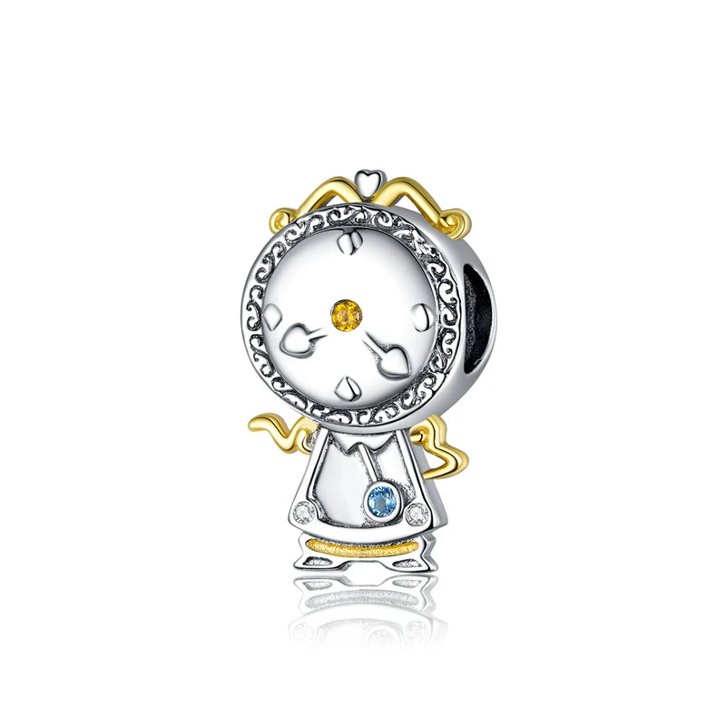 Berloque Relógio Encantado – Alice no País das Maravilhas – Prata 925