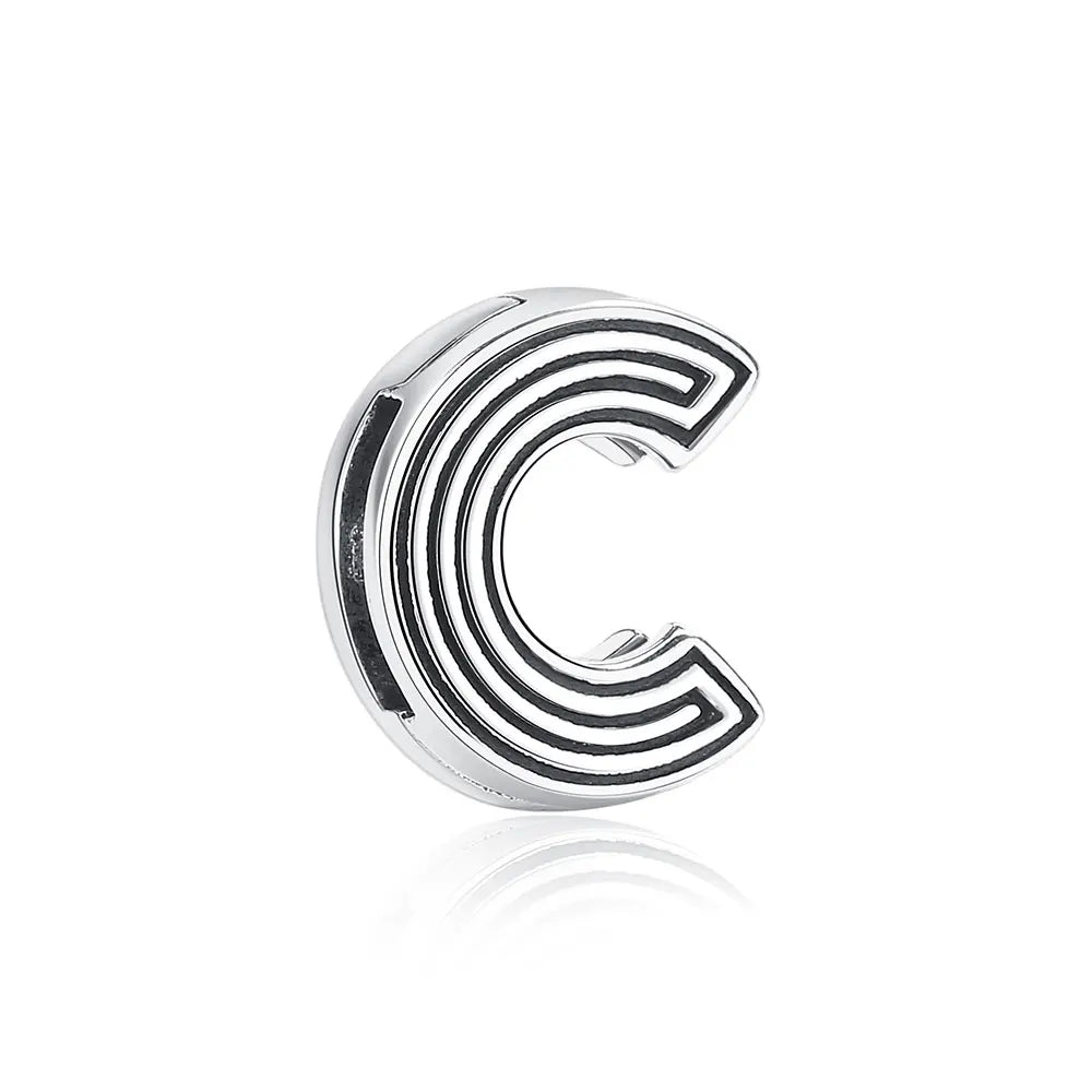 Berloque Letras Coleção Reflexions - Prata 925