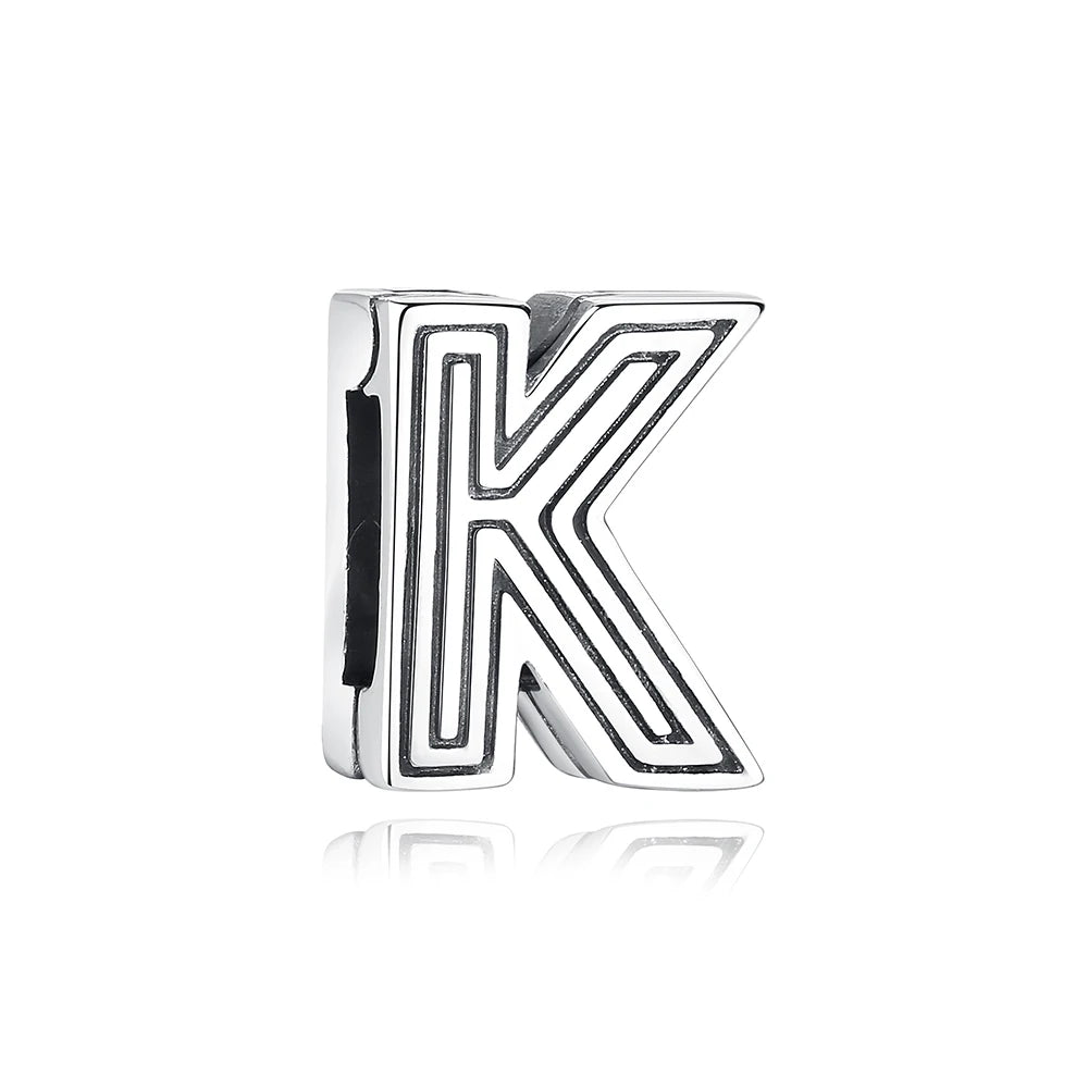 Berloque Letras Coleção Reflexions - Prata 925