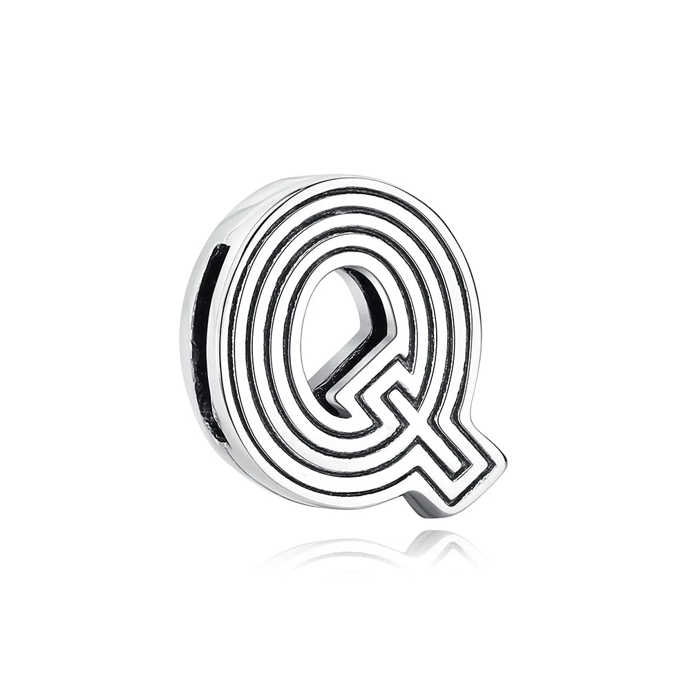 Berloque Letras Coleção Reflexions - Prata 925