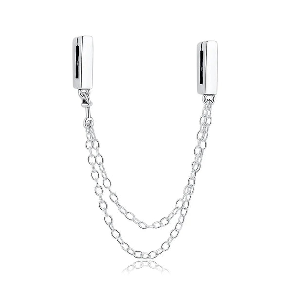 Corrente de Segurança Pulseira Reflexions - Prata 925