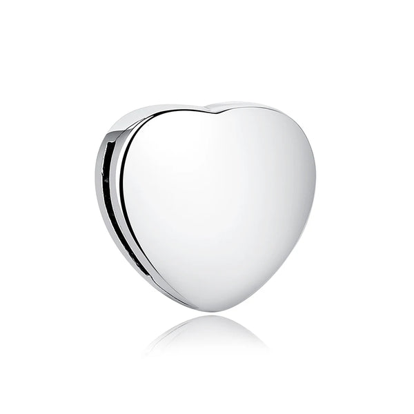 Berloque Coração Liso Reflexions - Prata 925