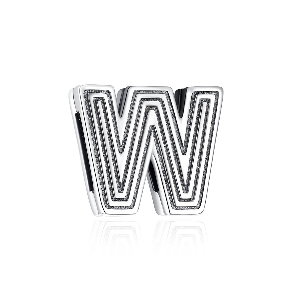 Berloque Letras Coleção Reflexions - Prata 925