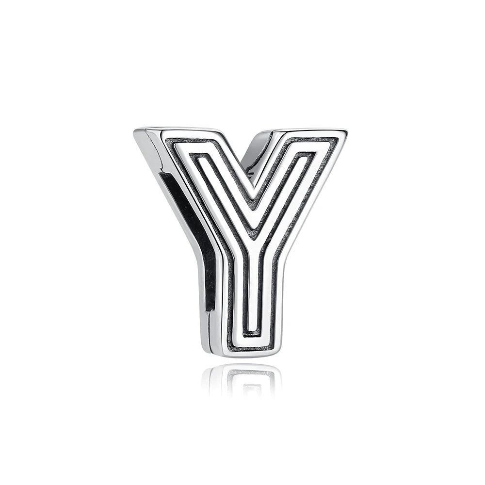 Berloque Letras Coleção Reflexions - Prata 925